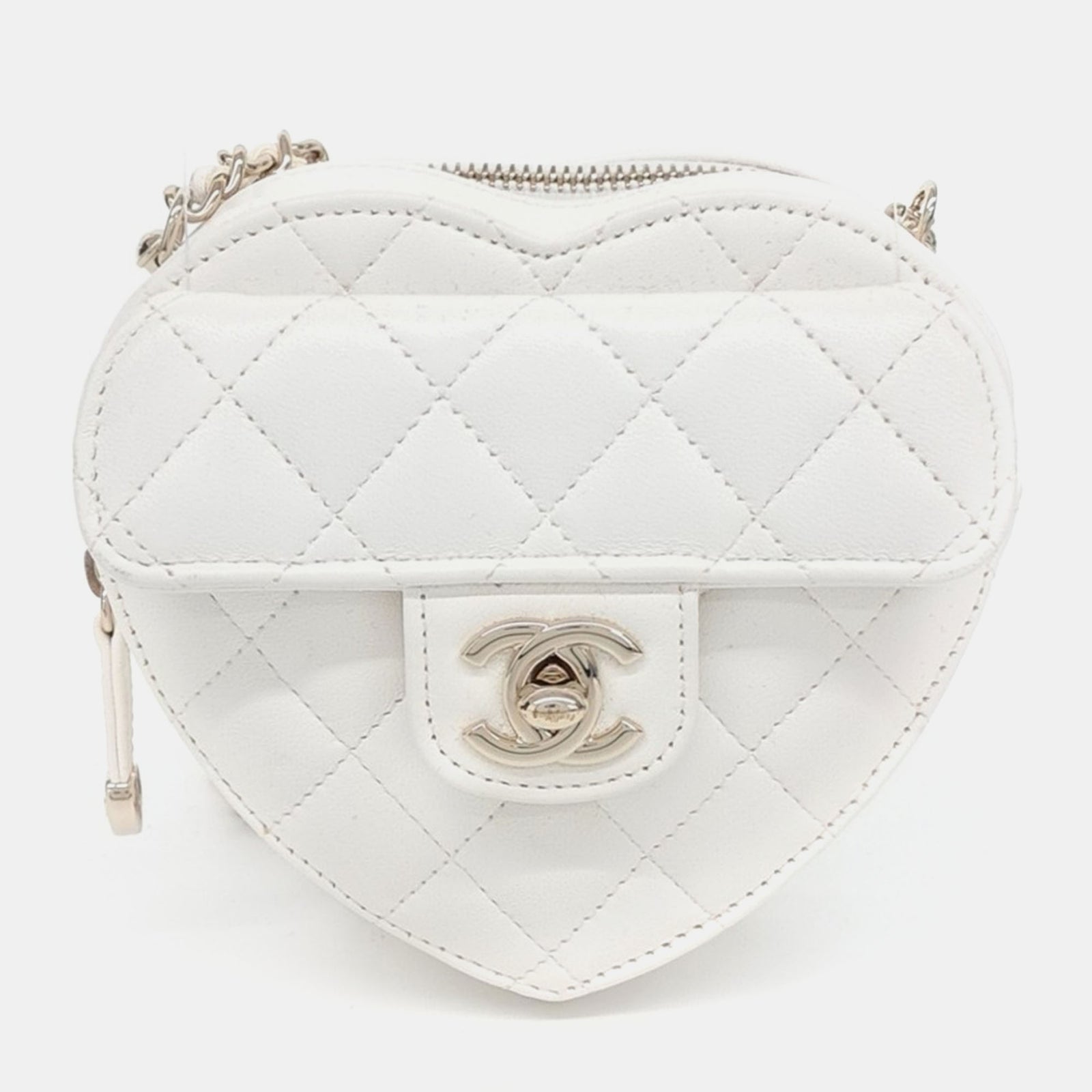 Chanel Mini-Umhängetasche mit Herzmotiv