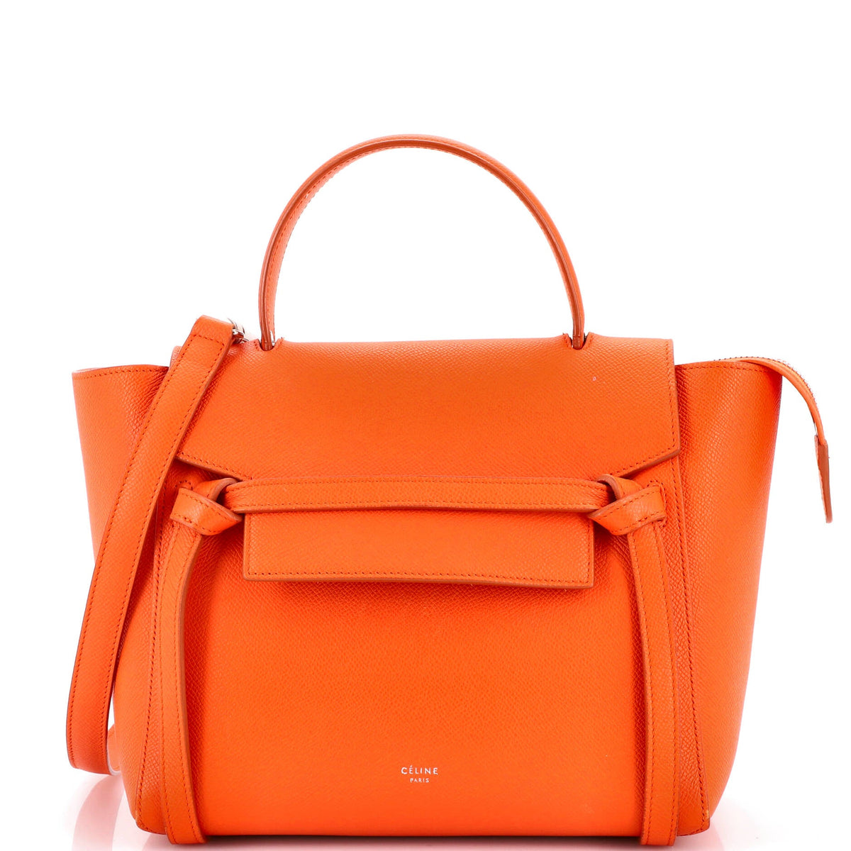 Celine CELINE Belt Bag Textured Leather Micro