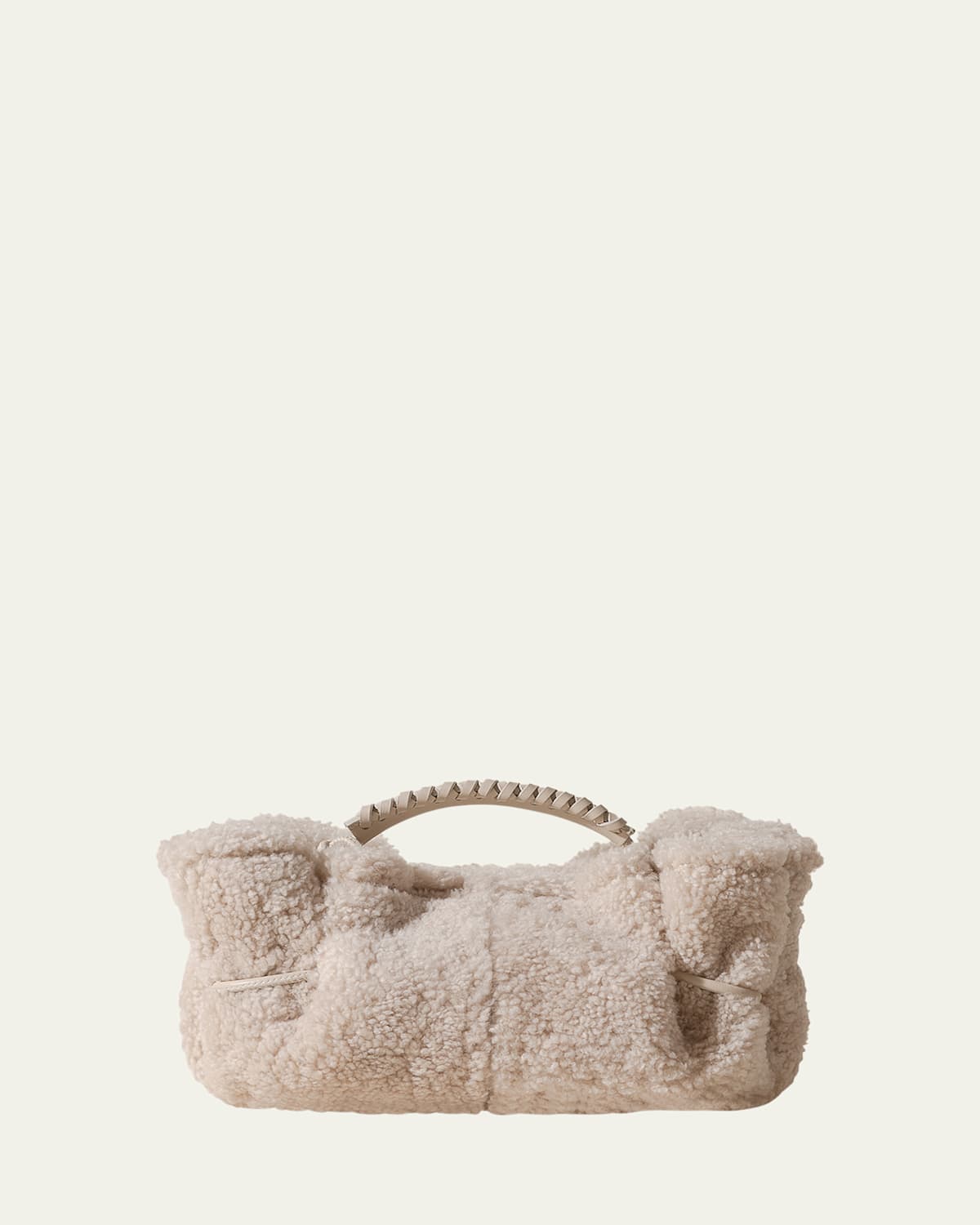 Hereu Arta Mini Sheep Shearling Fur Crossbody Bag