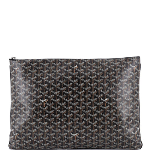 GOYARD Senat Zip Pouch Coated Canvas GM