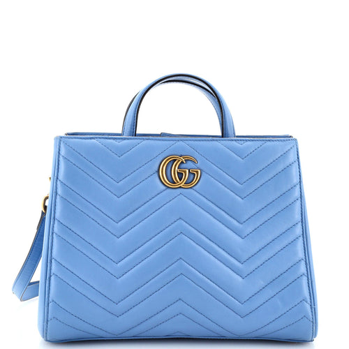 GUCCI GG Marmont Tote Matelasse Leather Small