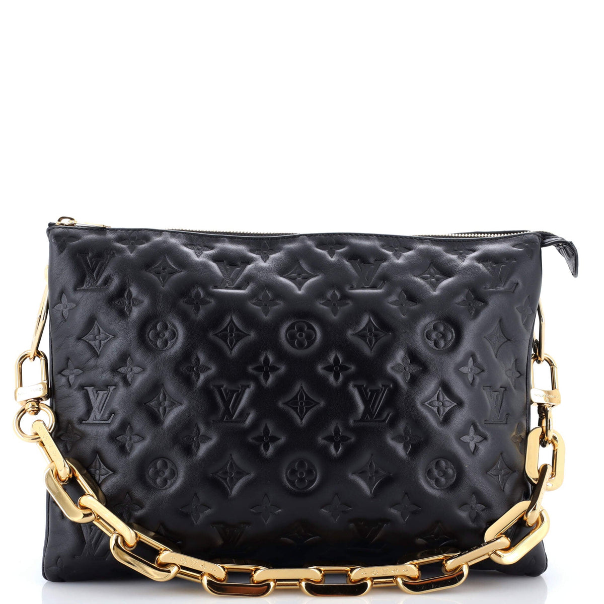 Louis Vuitton Coussin Bag Monogram Embossed Lambskin MM