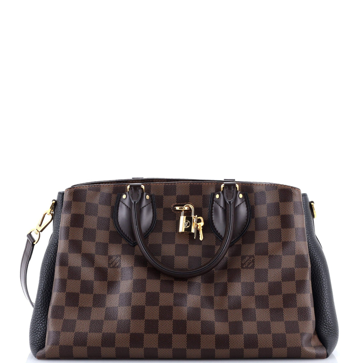 Louis Vuitton Normandy Handbag Damier and Leather