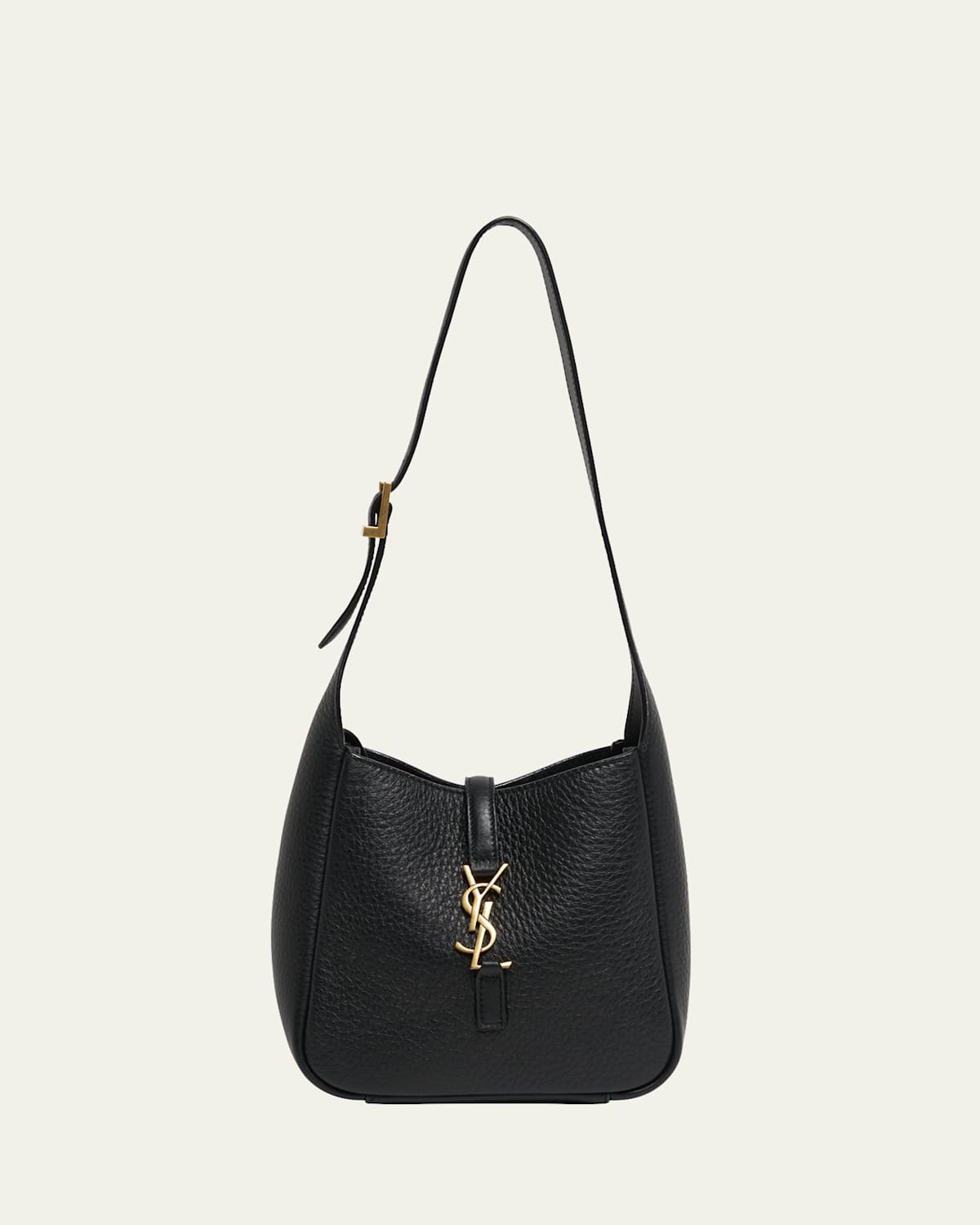 Saint Laurent Le 5 A 7 Hobo Bag in Deer Leather