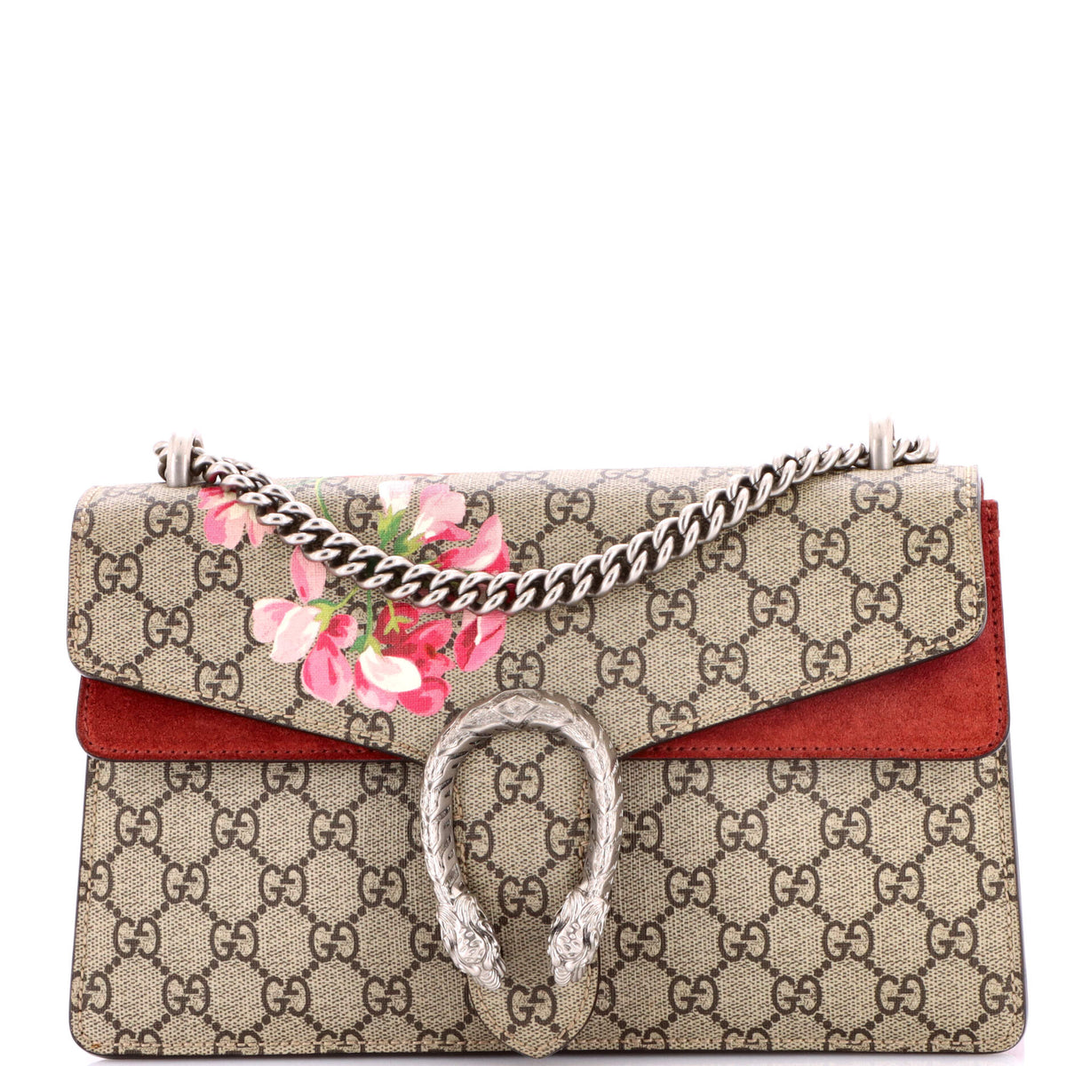Gucci GUCCI Dionysus Bag Blooms Print GG Coated Canvas Medium