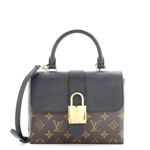 Locky Handbag Monogram Canvas with Leather BB