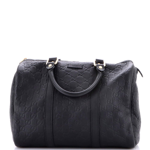 GUCCI Joy Boston Bag Guccissima Leather Medium