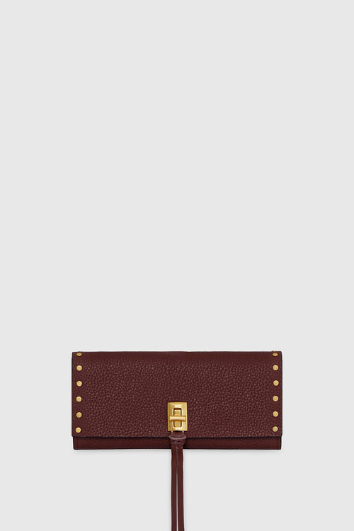 Darren Continental Wallet In Red