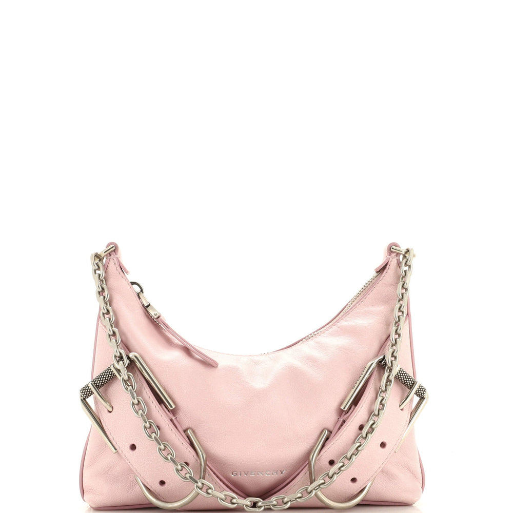 GIVENCHY Voyou Boyfriend Chain Shoulder Bag Aged Leather Small