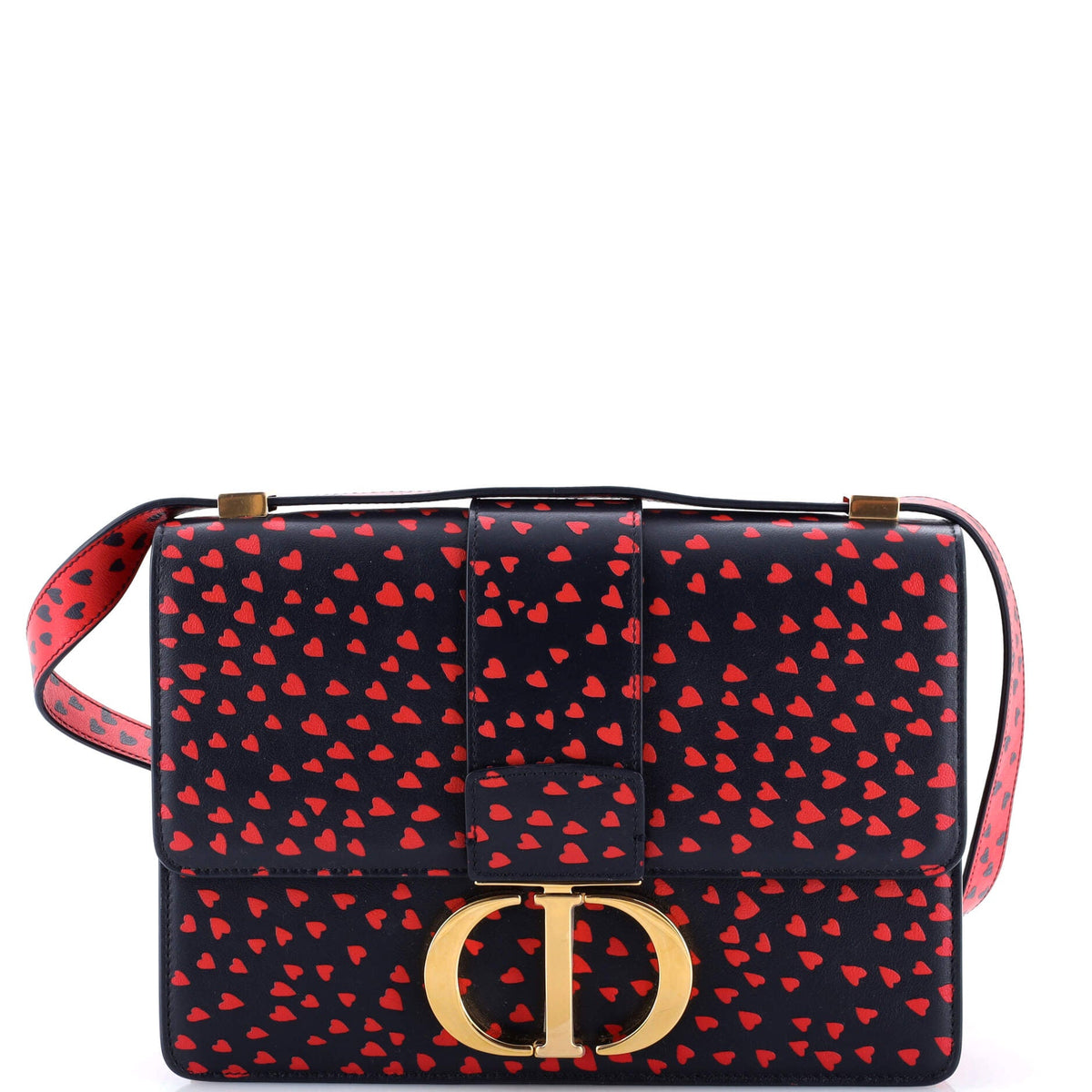 Christian Dior 30 Montaigne Flap Bag Printed Leather
