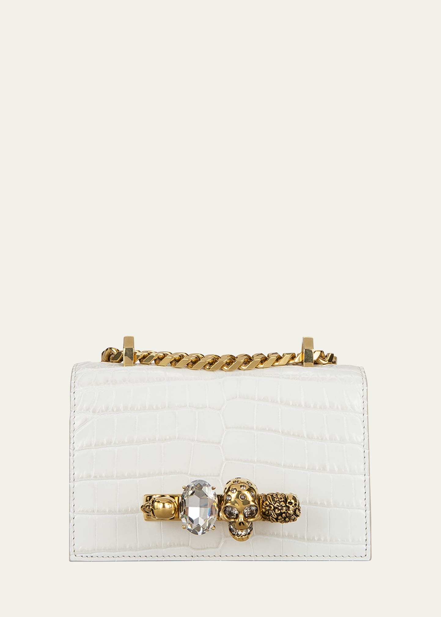 Alexander Mcqueen Mini Jeweled Satchel Bag