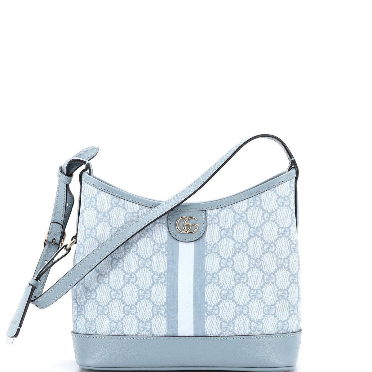 Gucci GUCCI Ophidia Open Bucket Bag GG Coated Canvas with Leather Small