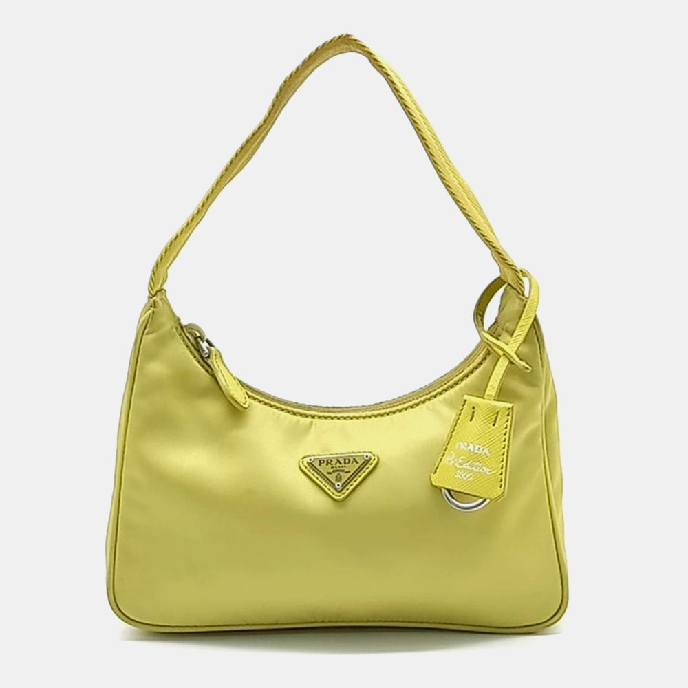 Yellow Tessuto Hobo Bag