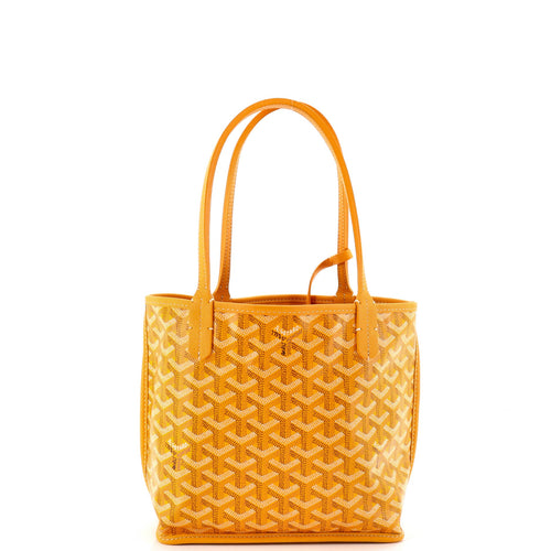 GOYARD Anjou Reversible Tote Coated Canvas Mini