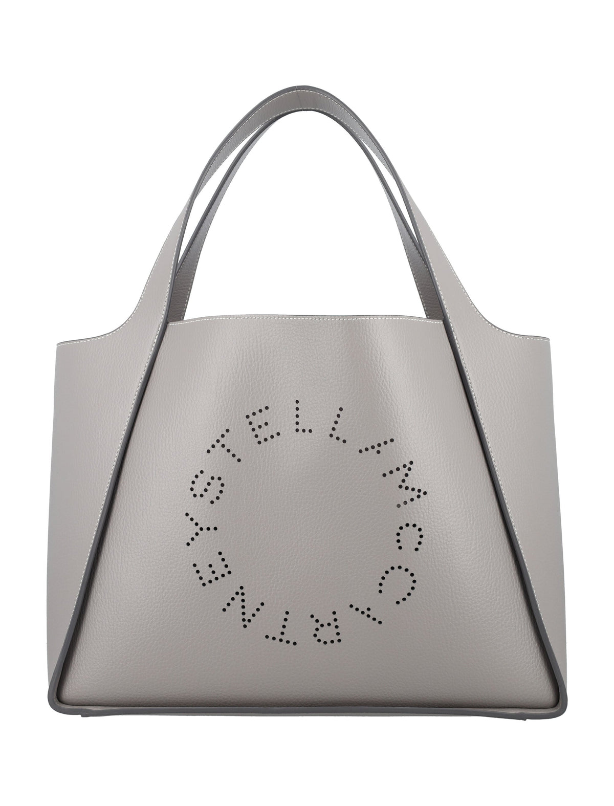 Stella Mccartney Women's Logo Grainy Alter Mat Tote Bag in Smoke | 24A502793WP0057 Color 1506