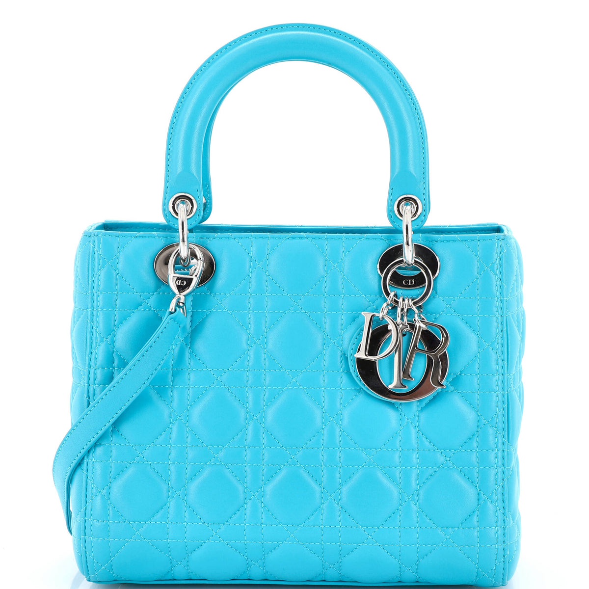 Christian Dior Lady Dior Bag Cannage Quilt Lambskin Medium