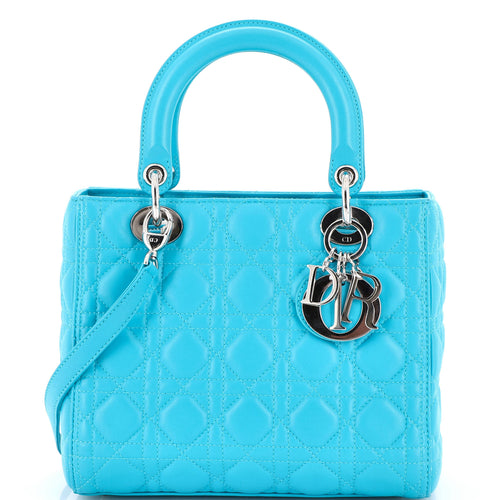 Lady Dior Bag Cannage Quilt Lambskin Medium