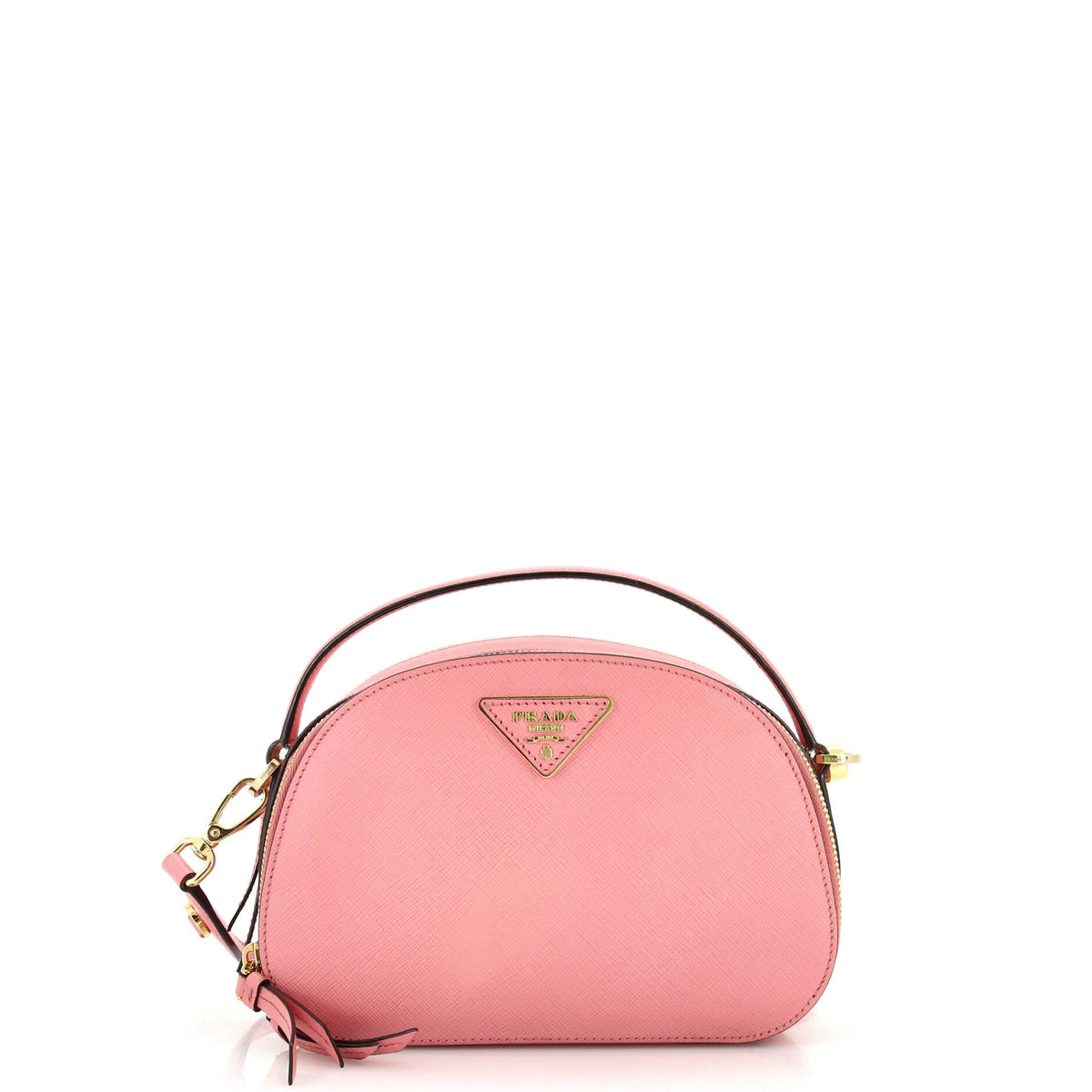 Prada PRADA Odette Top Handle Bag Saffiano Leather Small