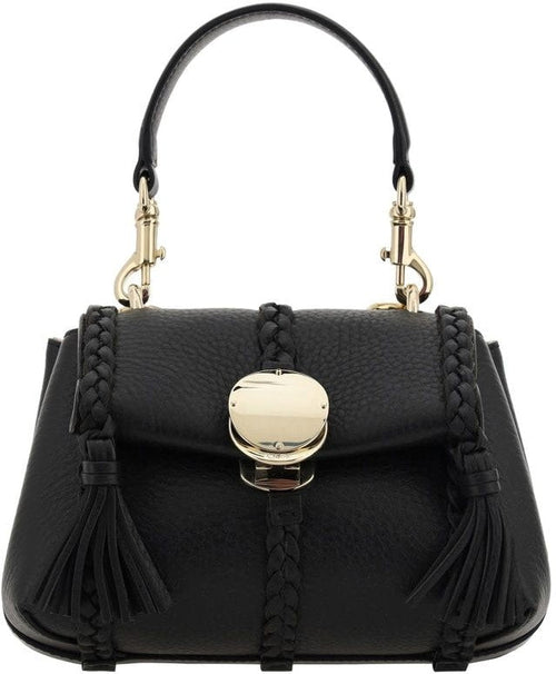 Women's Penelope Mini Soft Shoulder Bag in Black | CHC23AS575K15