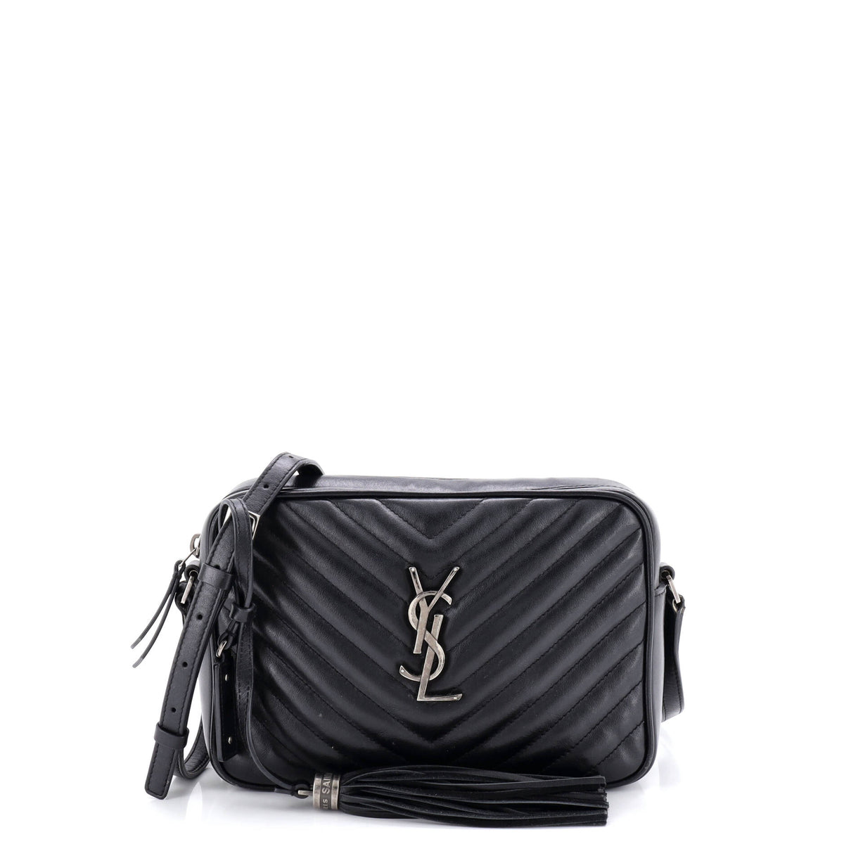Saint Laurent Lou Camera Bag Matelasse Chevron Leather Small