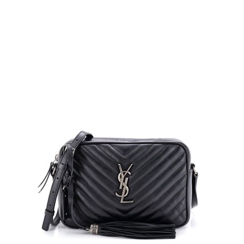 Lou Camera Bag Matelasse Chevron Leather Small