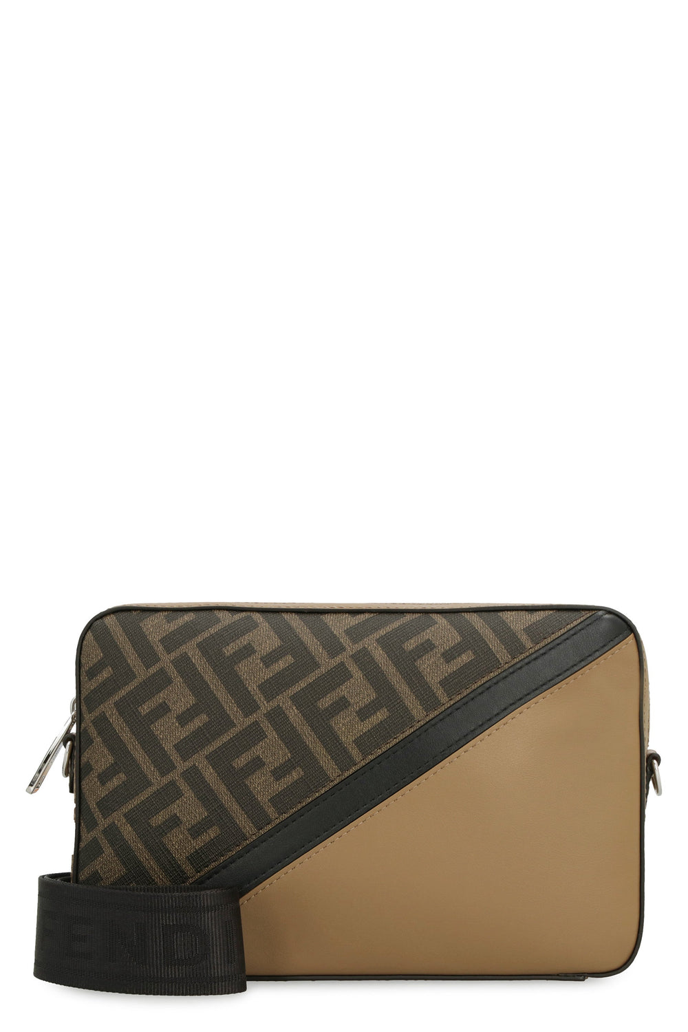 Men's Diagonal Camera Case Bag in Brown | 7M0286AJF8