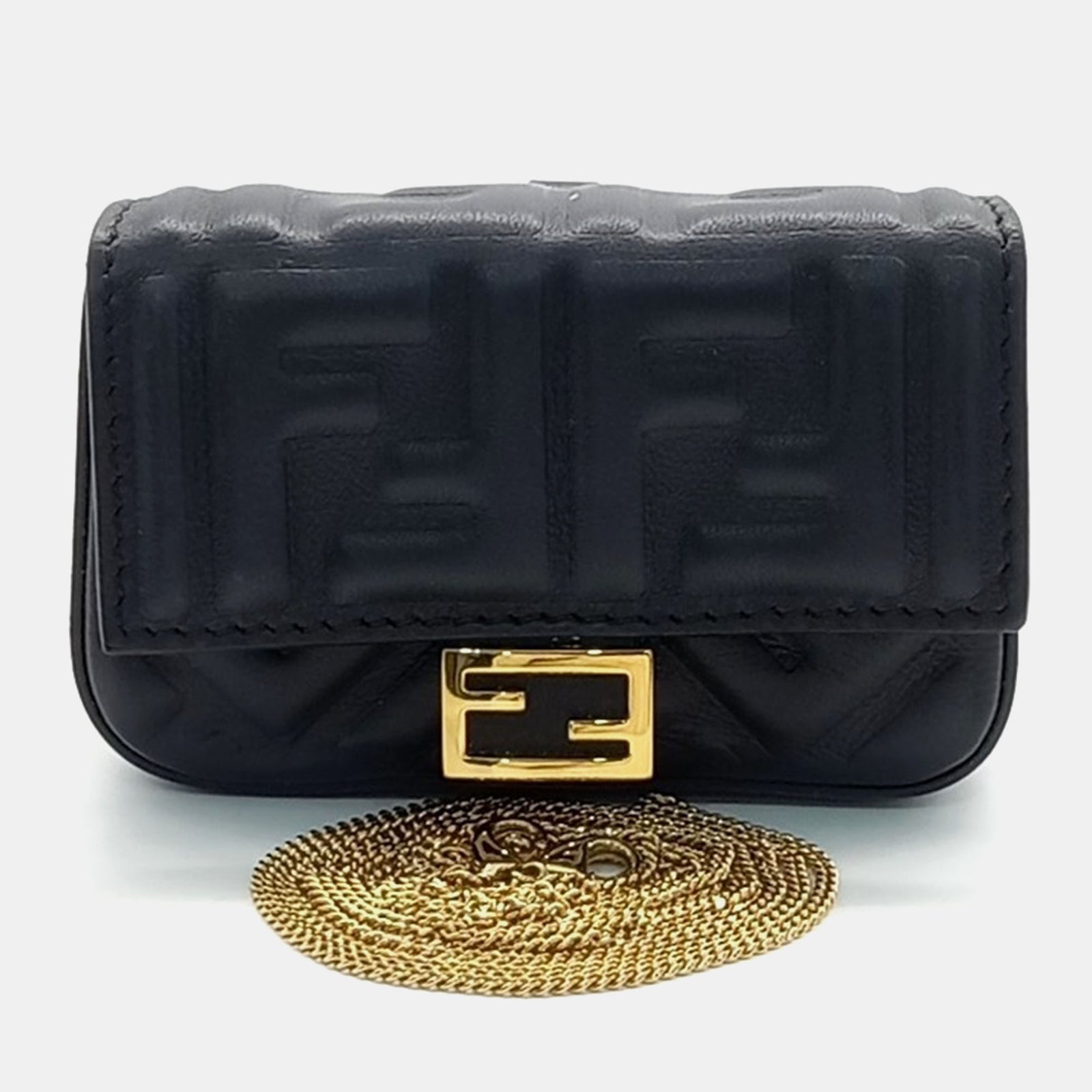 Fendi Nano Baguette bag charm and mini Crossbody bag