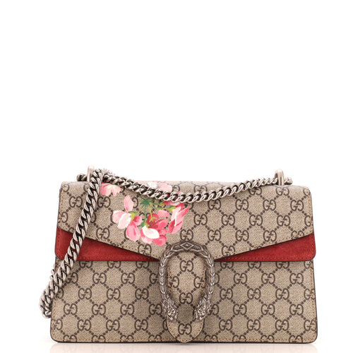 GUCCI Dionysus Bag Blooms Print GG Coated Canvas Small