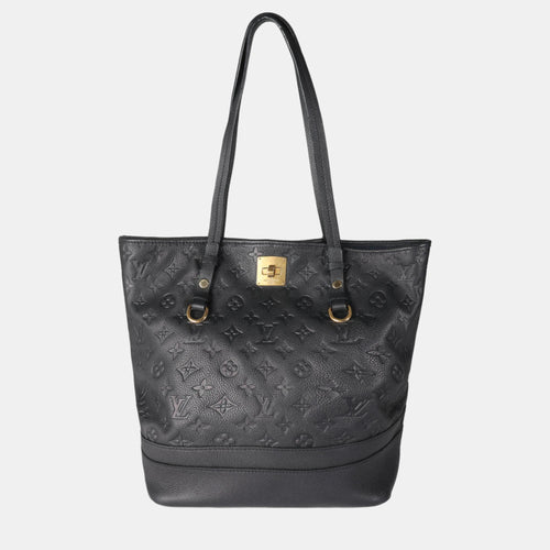 Bleu Monogram Empreinte Leather Citadine PM Tote Bag
