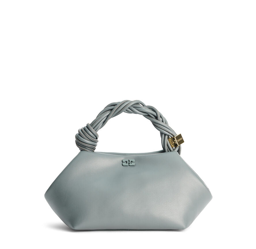 Ganni Dark Grey Small Bou Bag in Frost Grey Women's