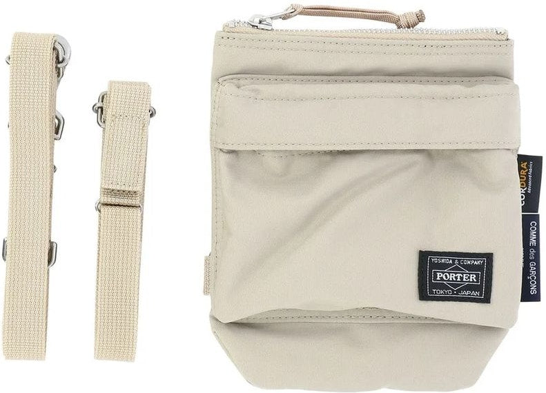 Comme Des Garçons Men's Comme Des GarÃ§ons Homme X Porter Crossbody Bag in Beige | HL Color K202 Color W233 Color BEIGE