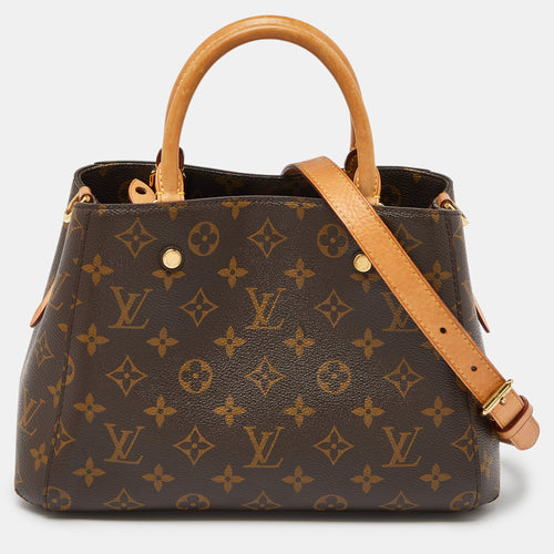 Monogram Canvas and Leather Montaigne BB Bag
