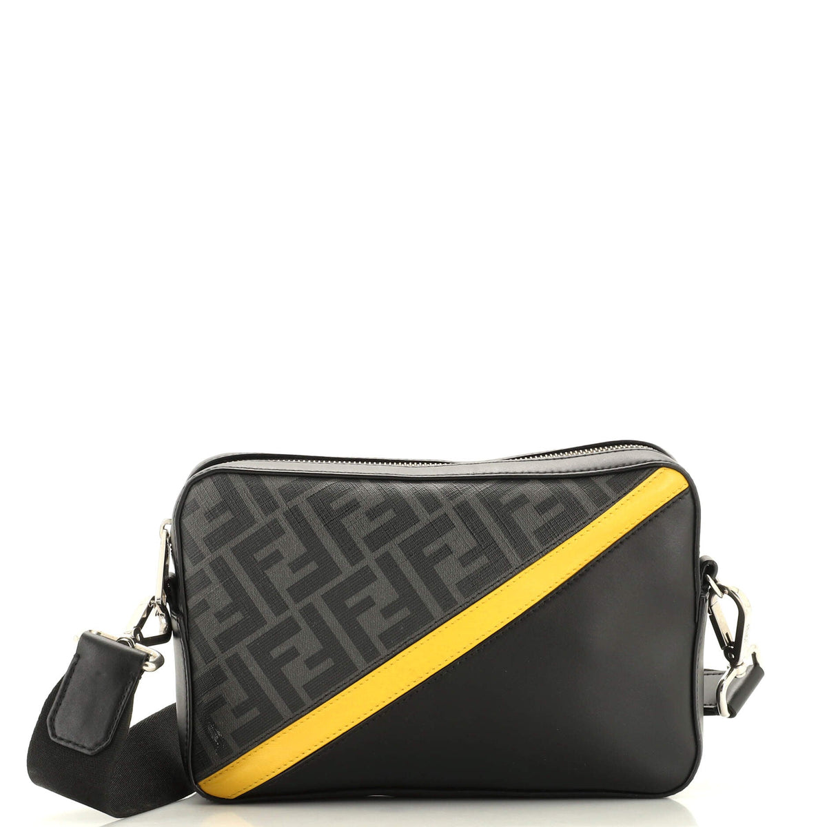 Fendi FENDI Camera Case Bag Zucca Coated Canvas and Leather Small