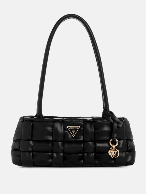 Marion Woven Shoulder Satchel