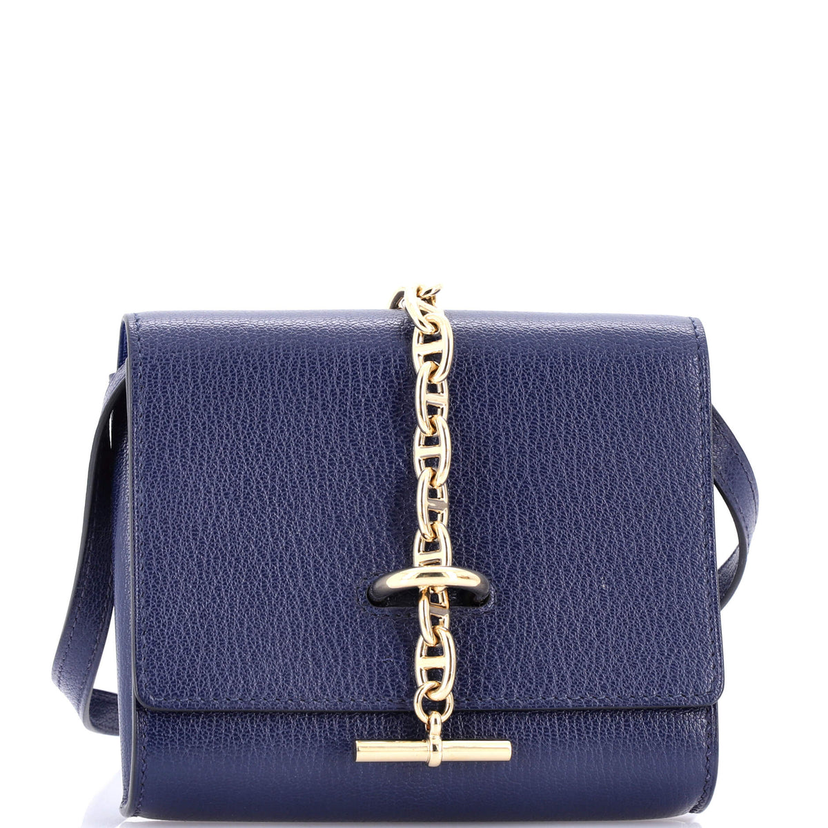 Herm?s Chaine d'Ancre Compact Wallet on Strap Chevre Mysore
