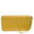 Paglia Yellow Leather Strappy Zip Around Wallet