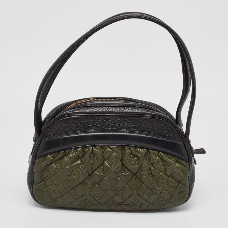 Louis Vuitton Sac Mizi Vienna en cuir monogrammé olive