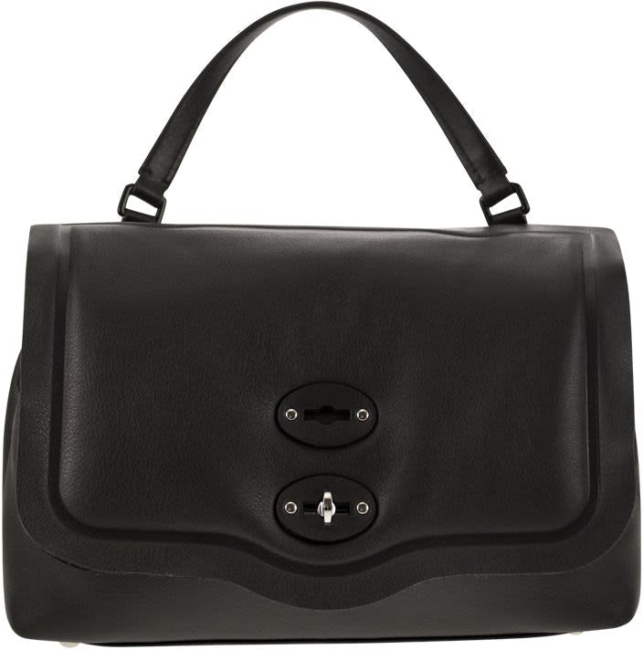 Zanellato Women's Postina Piuma Pillow Small Bag in Black | 0685801030000