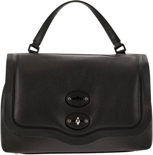 Women's Postina Piuma Pillow Small Bag in Black | 0685801030000