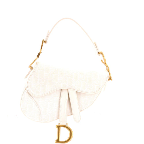 Saddle Handbag Oblique Canvas Mini