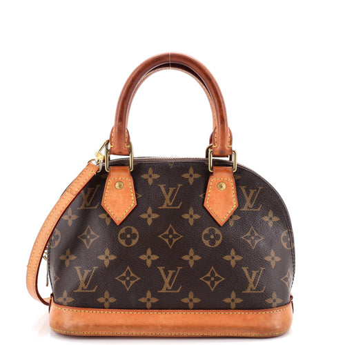 Alma Handbag Monogram Canvas BB