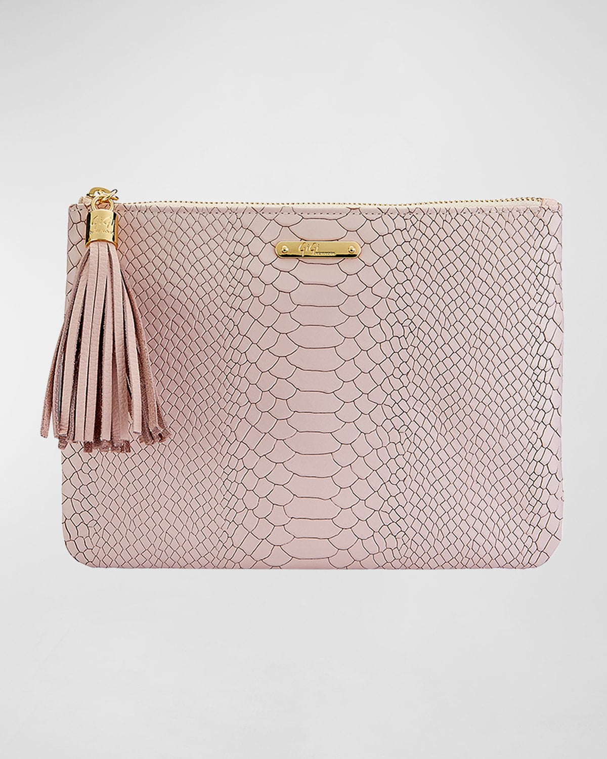 Boss All In One Python-Embossed Clutch Bag
