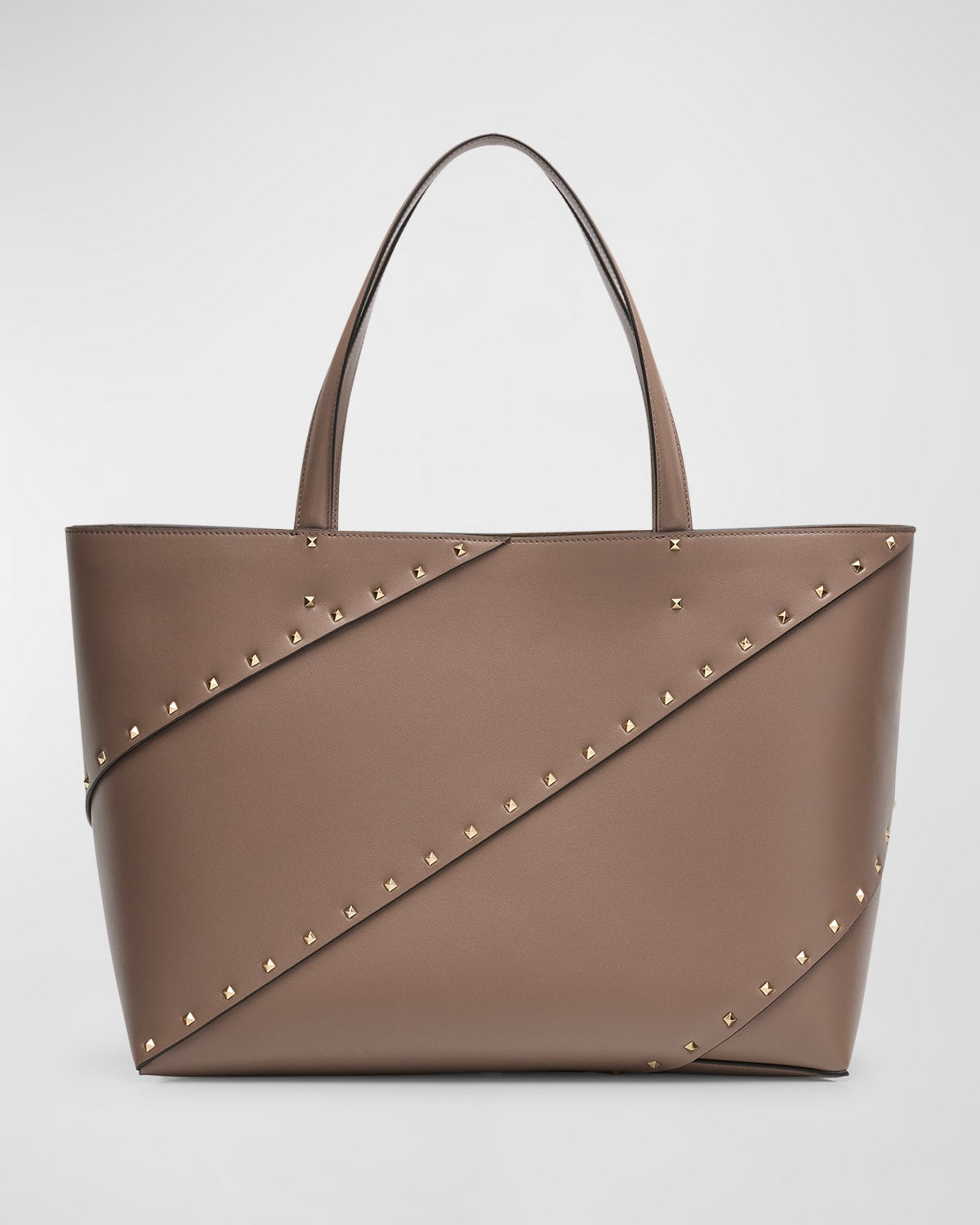 Valentino Grand sac fourre-tout en cuir Rockstud Wispy