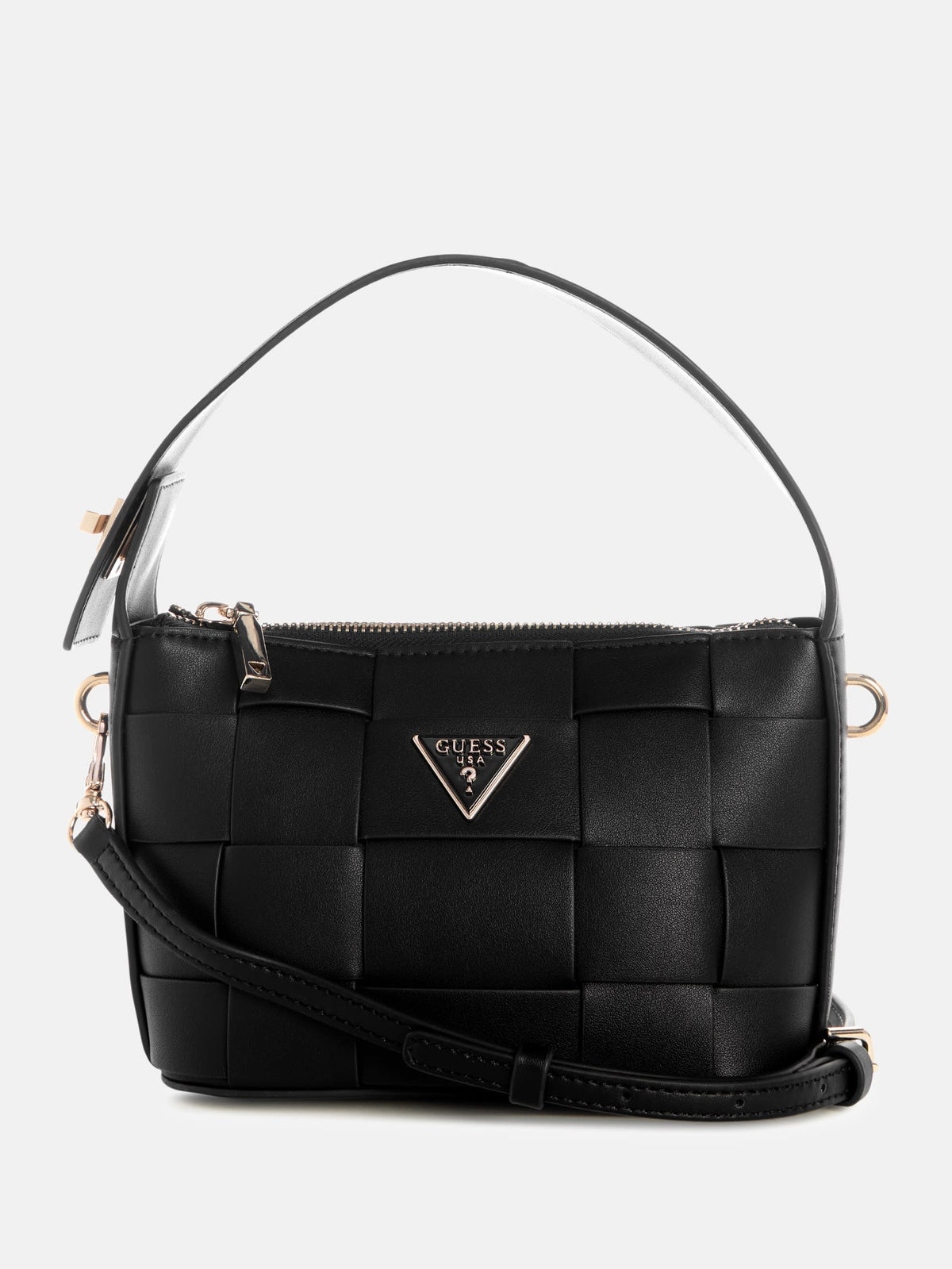 Guess Maylee Woven Mini Hobo Bag