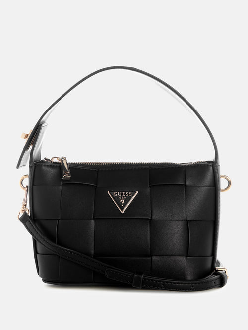 Maylee Woven Mini Hobo Bag