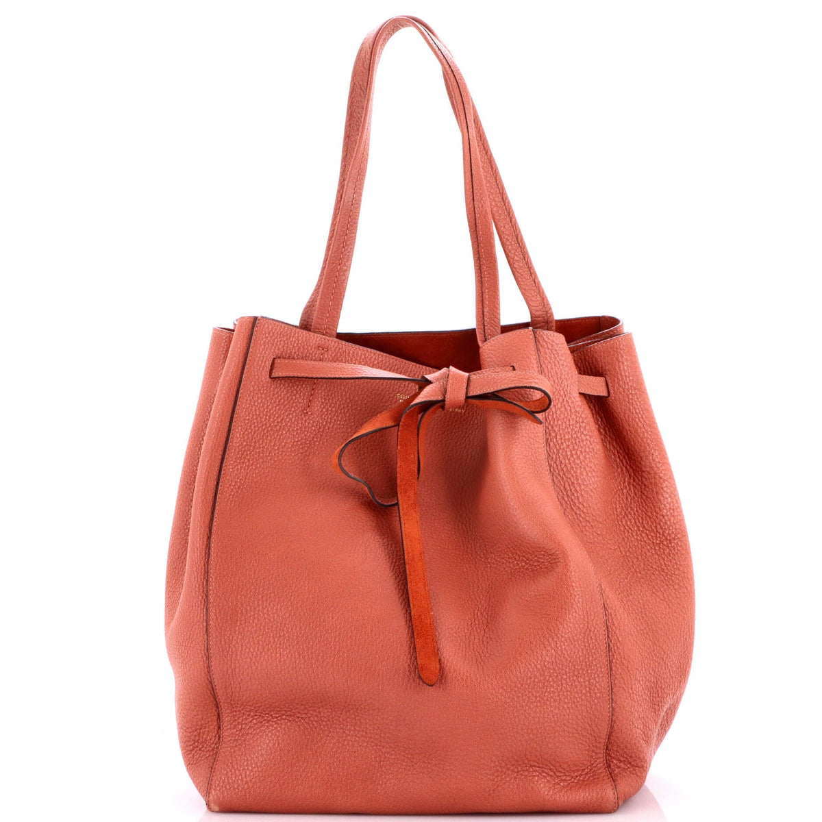 Celine CELINE Phantom Tie Cabas Tote Leather Medium