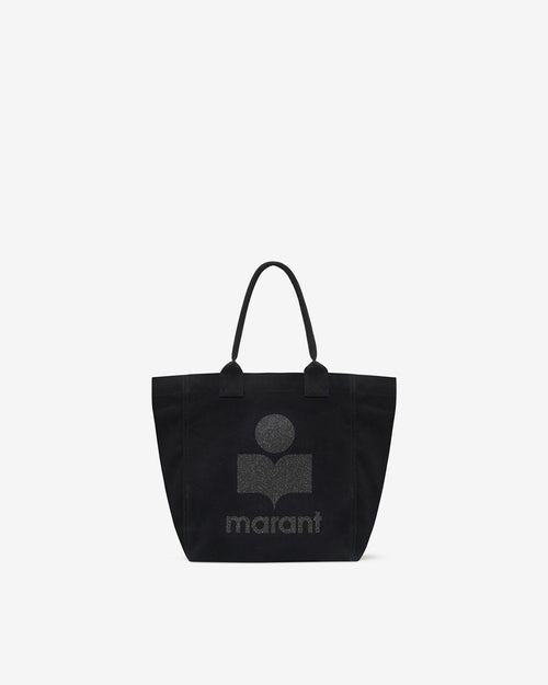 Yenky Zipped Glitter Bag - Female - Black - Isabel Marant