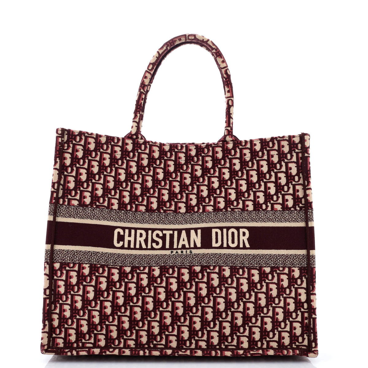 Christian Dior Book Tote Oblique Canvas Large