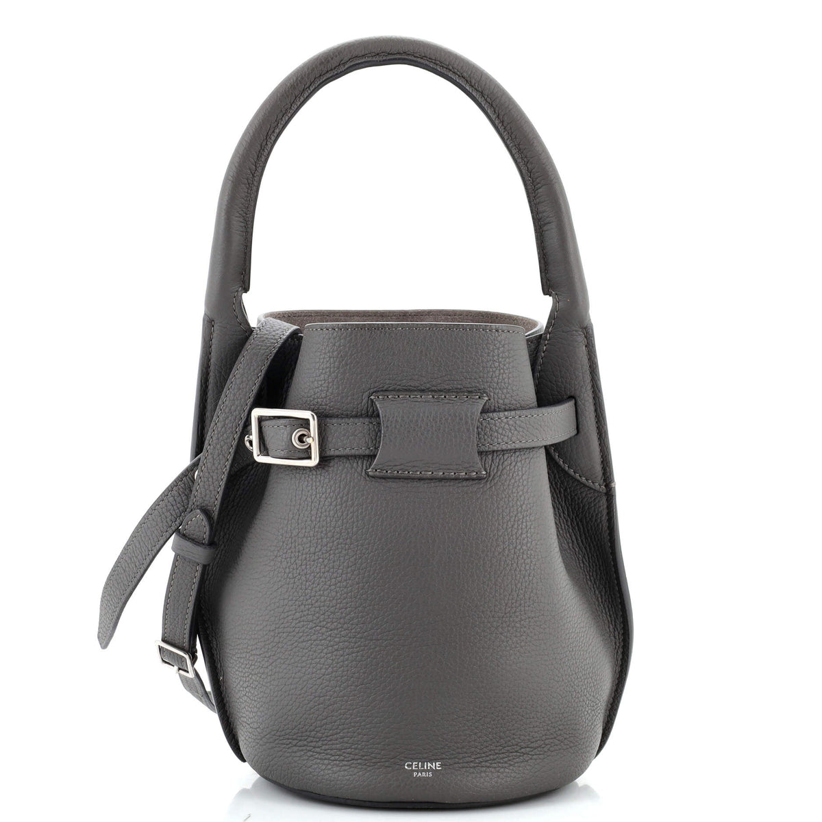 Celine CELINE Big Bag Bucket Leather Nano