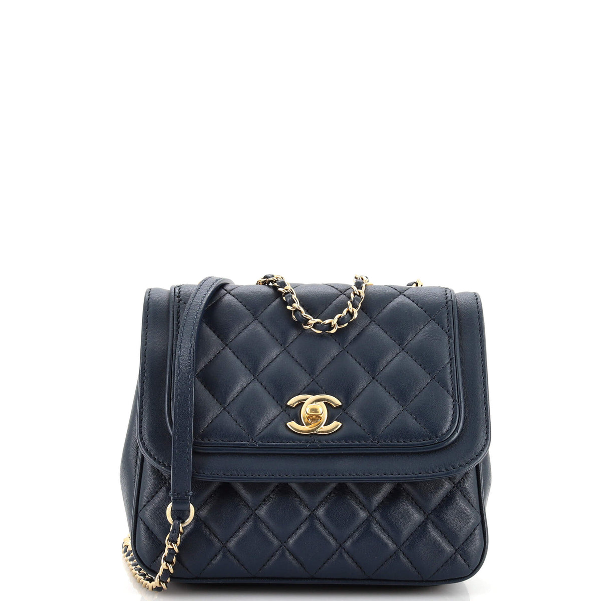Chanel CHANEL Lovely Day Square Flap Bag Quilted Lambskin Small